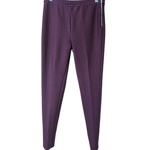 Women's purple and black side‎ zip jegging by forever 21 Size Large